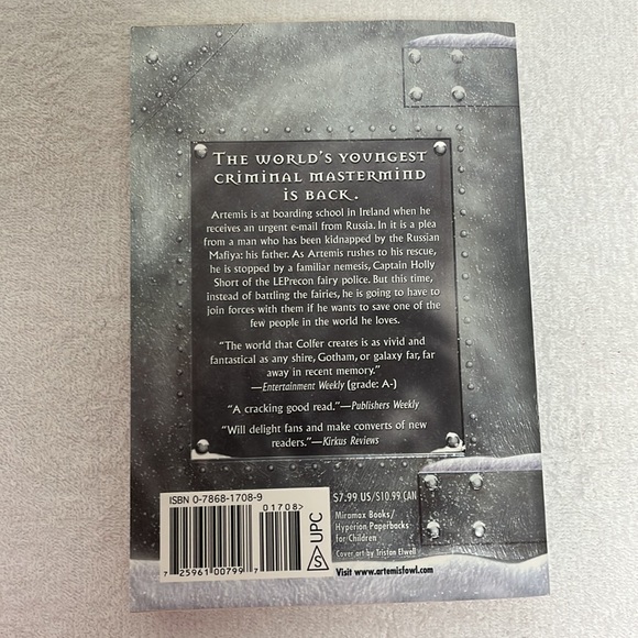 Artemis Fowl The Criminal Mastermind Collection 3 BOOKS - Picture 9 of 16